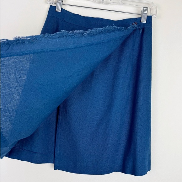 Daily Habit Vintage Linen Blend Wrap Skirt - Picture 3 of 7